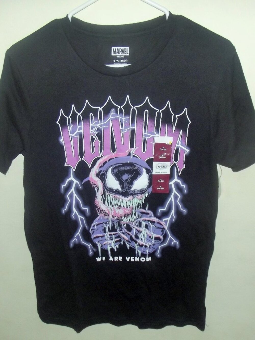 We Are Venom SS T Shirt Sz 34/36 NWT